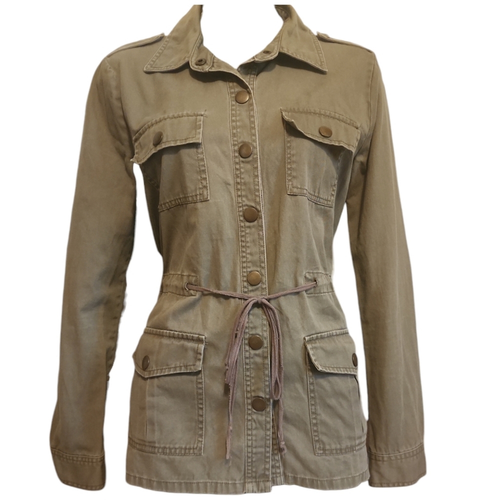 Blu Pepper green Utility Jacket Size Small